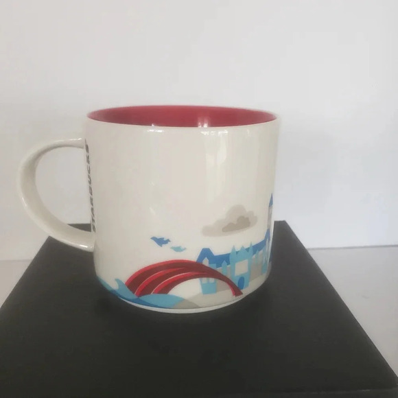 Starbucks You Are Here Toronto  Collection White/Red Coffee Mug. - Picture 2 of 8